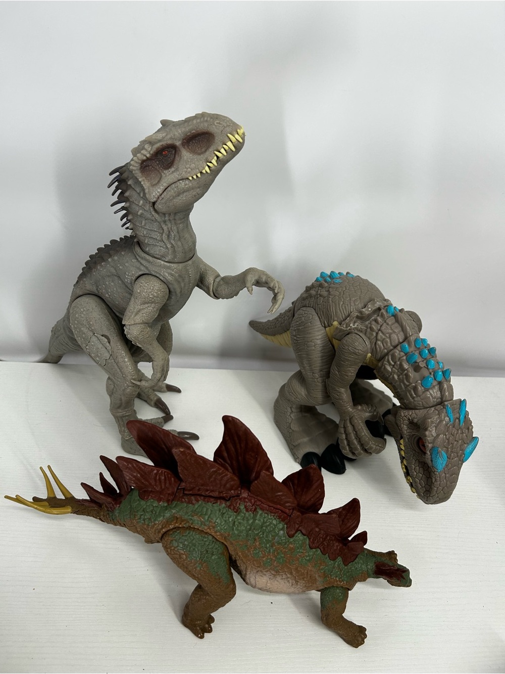 Lot 3 Jurassic World Thrashing / Destroy 'N Devour Indominus Rex Action